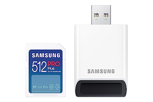 Samsung PRO Plus SD-Karte, 512 GB, UHS-I U3,...