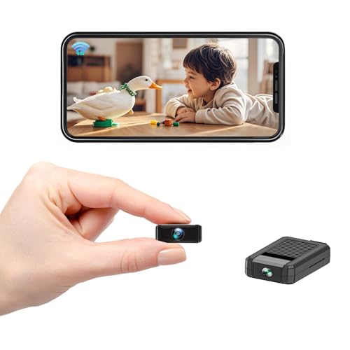 XNJ Mini WLAN Kamera, 4K HD...