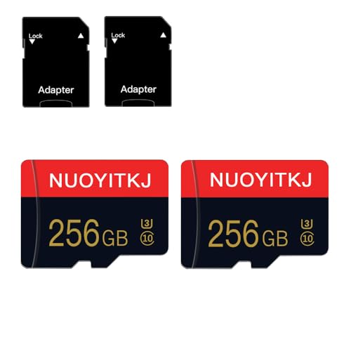 2 Pack 256 GB Memory Card -Kartenklasse 10...