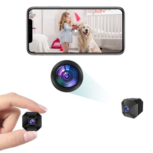 Mini Kamera 4K Full HD WLAN Kamera - Live...