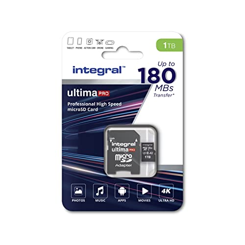 Integral 1TB Micro SD-Karte 4K Video...