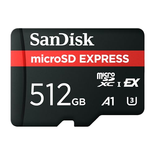 SanDisk microSD Express Speicherkarte 512 GB...