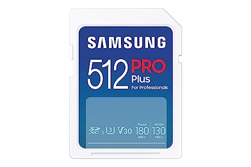 Samsung PRO Plus SD-Karte, 512 GB, UHS-I U3,...