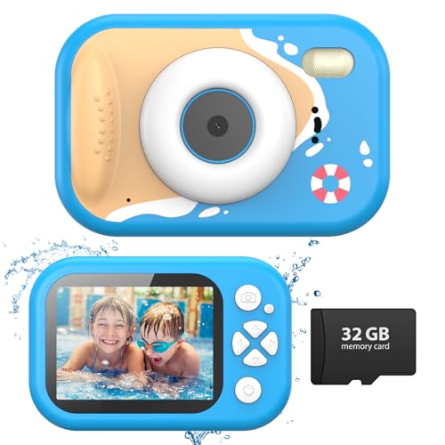 Tosaju Unterwasserkamera 48MP Kinderkamera...